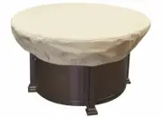 Patio Furniture Cover Round Fire-Pit Treasure Garden CP930