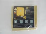 Vintage Sears Inheritance Rod Pocket Cape Cod Curtains 84"w 30"L Tawny Mushroom