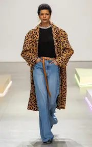 [Zimmermann] Crush Animal-Print Jacquard Coat