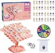 Esncddym Swing Stack Balance Game | Astronaut Balance Tree Counting - Tabletop Puzzle Game Balance Tree Astronaut Board Game for 3+ Boys Girls