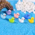 100pcs Mini Ducks Resin Dolls House Fairy Garden Accessories Ornaments