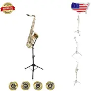 Professional Adjustable Height Stand for Alto and Tenor Saxophone - Lightweight