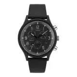 在飛比找遠傳friDay購物優惠-TIMEX 定律吸引三眼計時皮帶腕錶-黑
