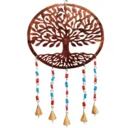 Crystal Wonderland Tree of Life Metal Cut Bells 70cm