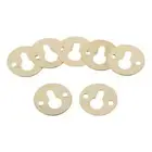60Pcs Round Hook Up Iron Hook Hardware Keyhole Holder Photo Frame Hanging Board