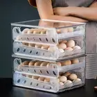 Egg Storage Container Household Large Capacity Refrigerator Organizer Slide Egg