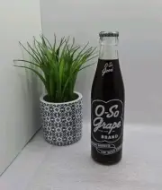 Collectors Soda Bottle - Sealed Unopened Bottle ~ O-So Grape
