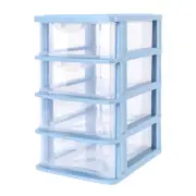 4 Drawer Plastic Storage Drawer Storage Cabinet Organizer Drawers