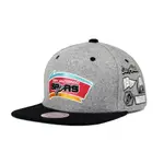 【MITCHELL & NESS】MN NBA 聖安東尼奧 馬刺 灰色 棉布 雙色 棒球帽【ANGEL NEW ERA】