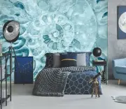 3D Blue Thread Texture 26214NA Wallpaper Wall Murals Removable Wallpaper Fay