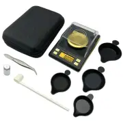 Milligram Scale with Case, 4 Pans, mg Scale, 50g by 0.001g, Digital Scale for...