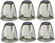 Mosquito Insect Head Net Mesh Hat Gauze Sun Hat Fishing Hats Nets Face Protective Net for Outdoor Activities