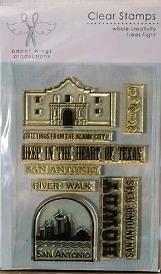 Paper Wings Productions Scrapbook Crafting Clear Stamps San Antonio Texas Alamo