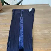NWT Eileen Fisher Midnight Tencel Stretch Terry Track Pants Size XL MSRP$198