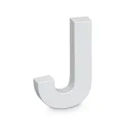 4pc J Letter Alpha Art 20cm Home Decor Decorative Party Celebration Wooden