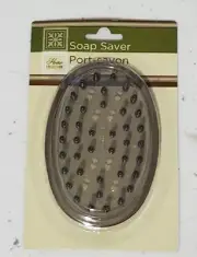 Home Collection Plastic Soap Saver Clear Black Color 4 1/2in x 3 1/4in