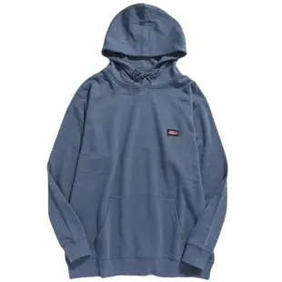 【DICKIES】日本限定 2478-2403 布章LOGO 毛巾布 帽T (灰藍色) 化學原宿