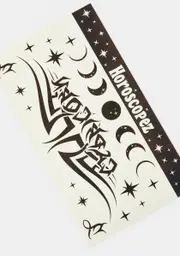 [HOROSCOPEZ] Capricorn Temporary Tattoo Sheet