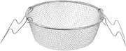 HOLIDYOYO 1pc Home Stainless Steel Chips Frying Basket Deep Fry Basket Hand Holder Frying Serving Strainer for French Fries Chicken Snacks
