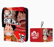 One Piece TCG Card Binder Album Trading CARD GAME ALBUM BOOK STRAW HATS 4 GRID