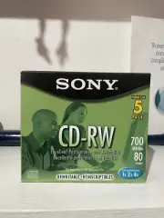 Sony CD-RW 5 pack 2004