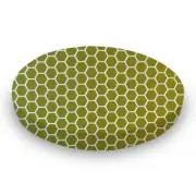 SheetWorld Fitted Oval Sheet 23x29 Fits Stokke Mini, Cotton Woven Honeycomb
