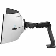 Ergotron Monitor Arm for Curved Screens - Black - 75x75, 100x100 VESA