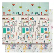 Bopeep Kids Play Mat Baby Crawling Pad Floor Foldable XPE Foam Non-slip Car