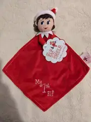 MY FIRST ELF ON THE SHELF Girl Security Rattle Cuddler Lovey Security Blanket