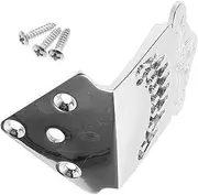 JOINPAYA 8 String Mandolin Tailpiece Replacement Metal Bridge Traditional Parts Easy to Install High Durability