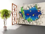 3D Parrot Bubble ZHUA3159 Wallpaper Wall Murals Removable Self-adhesive Zoe