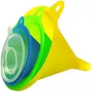 5Pack Plastic Funnels Set for Kitchen Automotive Filling Bottles Canning Cooking