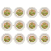 12x 8pc Ecomade Round Plate Set Durable Reusable Dining Tableware 17.5cm
