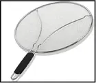 BERGKOCH Grease Oil Splatter Splash Screen Guard Frying Pan 13" Skillet Lid