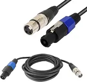 Auspirit 3Meter Speakon Cables to XLR Patch Cord Extension Convert Wire (20)