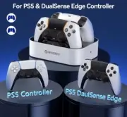 NEWDERY PS5 Controller Charging Station Dual Charger for Playstation 5 Controlle