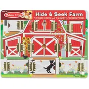 Melissa & Doug Magnetic Farm Hide & Seek Kids/Childrens Interactive Toy 3+