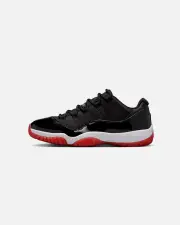 [JORDAN] Jordan Air Jordan 11 Retro Low "Bred" Black/varsity Red - Size 11 11 Black/Varsity R