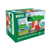 Brio Record & Interactive Play Train Platform Kids/Childrens Pretend Play Toy 3+