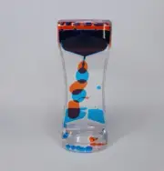 Motion Bubbler Oil Water Liquid Orange & Blue Sensory Toys Fidget Toy