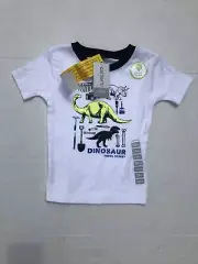 NEW CARTERS GLOW IN THE DARK DINOSAUR PAJAMA SHIRT SIZE 24M