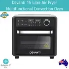 Devanti 15 Litre Air Fryer Multifunctional Convection Oven 12 Cooking Programs