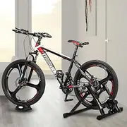 Foldable Bike Trainer for Indoor Riding, Bike Roller Stand for Bike Rally Training, Indoor Riding Cycling Exercise Stationary Bicycle Stands Trainers, Portable Indoor Aerobic Equipment