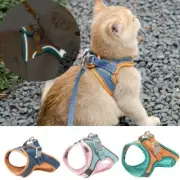 Escape-Proof Cat & Dog Harness Leash Set – Vest for Small Pets, Perfect for Walk