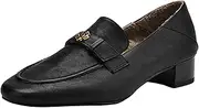 [Smilice] Womens Simple Round Toe Flats with Rabbit Fur and Pigskin Lining