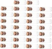 Ciieeo 30pcs Mini Corked Glass Bottles DIY Wishing Bottles for Handmade Crafts Perfume Storage and Decorative Uses Safe and Glass Material