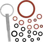 1 Set Coffee Machine Silicone Ring Coffee Machine Spring Modification Coffee Machine Replacement Ring Coffee Machine Wrench Coffee Machine Repair Tool Coffee Filter Cone Silica Gel
