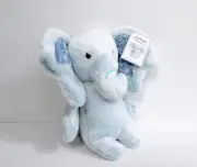 Aurora Jackson My Muse Elephant Plush Stuffed Animal 10" Blue New