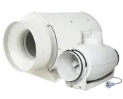 Fantech TD Silent In-Line Duct Mounted Exhaust Fan - 250MM (10" Inch) | 197W | 1
