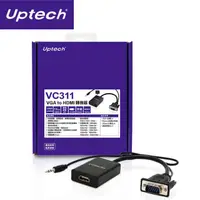 在飛比找PChome24h購物優惠-Uptech VC311 VGA to HDMI轉換器